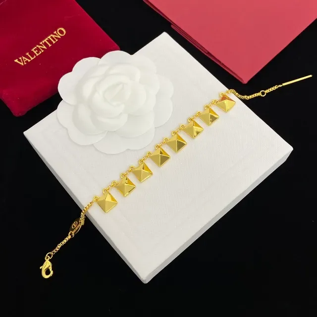 Bracelet Valentino Rockstud Or-Ton Clous Pyramid 5