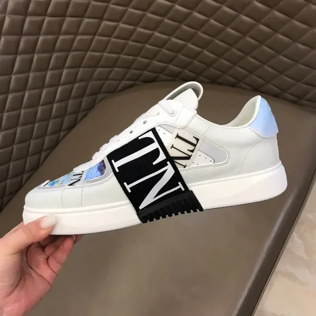 Valentino VLTN Runner White Black Blue Lifestyle Sneakers 3
