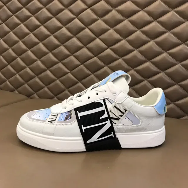 Valentino VLTN Runner White Black Blue Lifestyle Sneakers 5