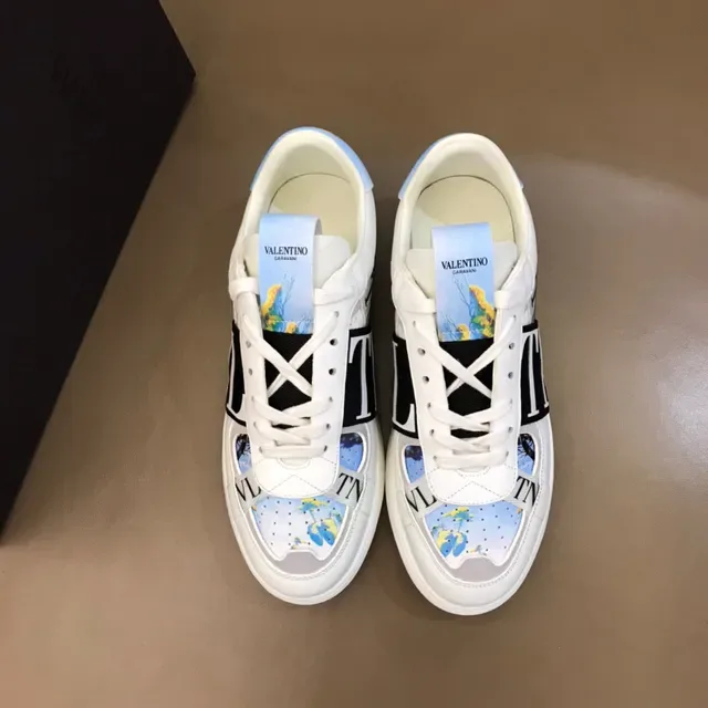 Valentino VLTN Runner White Black Blue Lifestyle Sneakers 9
