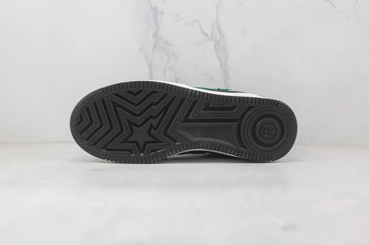 A Bathing Ape BAPE STA Gris Negro Verde Menta Zapatillas Lifestyle 8