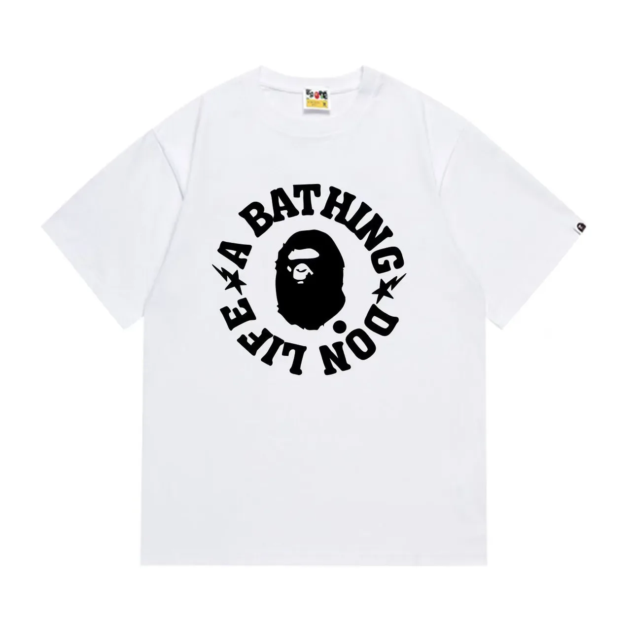 Camiseta preta A Bathing Ape Don't Life com estampa gráfica 2