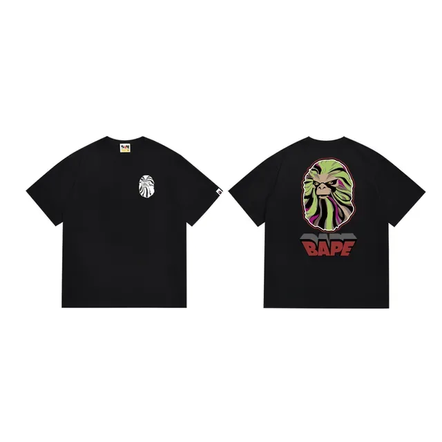 Camiseta negra con estampado gráfico A Bathing Ape 3