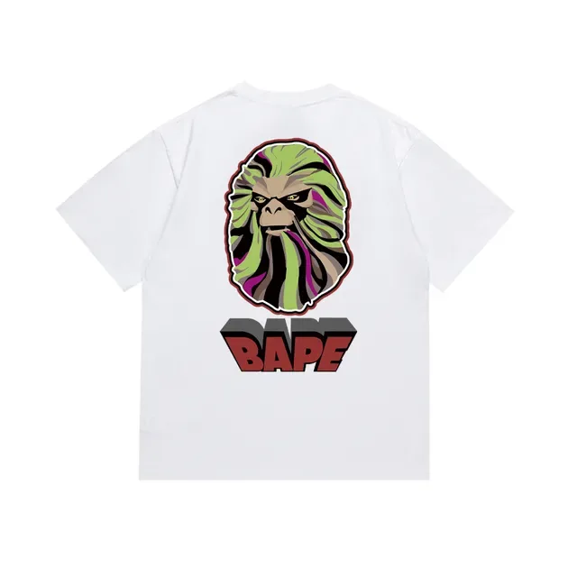 Camiseta negra con estampado gráfico A Bathing Ape 5