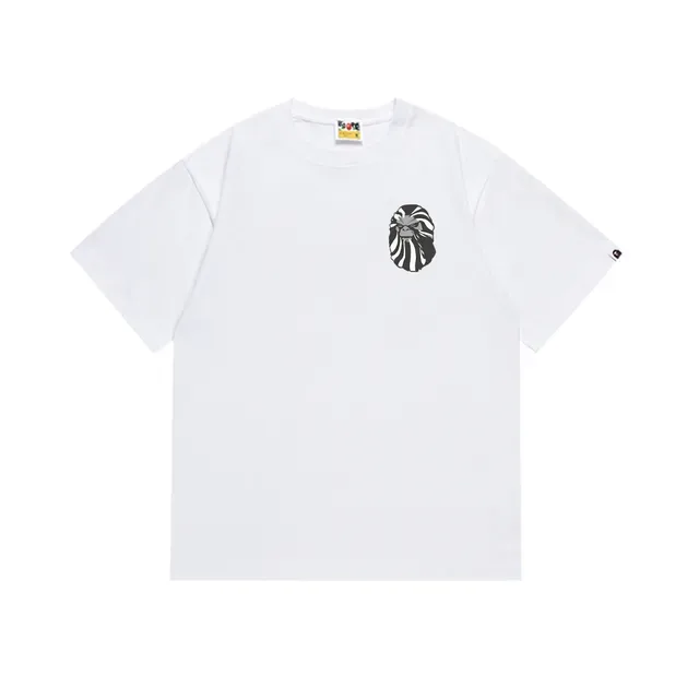 Camiseta negra con estampado gráfico A Bathing Ape 7