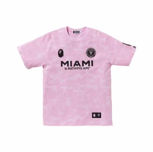 تي شيرت A Bathing Ape بطباعة Miami ABC Camo 3