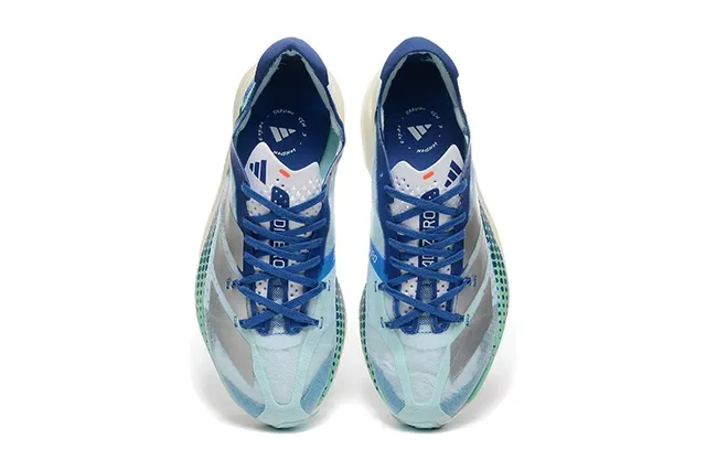 Adidas Adios Pro 3 Blue Silver Teal Running Shoes 2