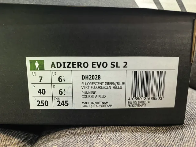 Adidas Adizero Evo SL 2 浅蓝色黑色跑鞋 12