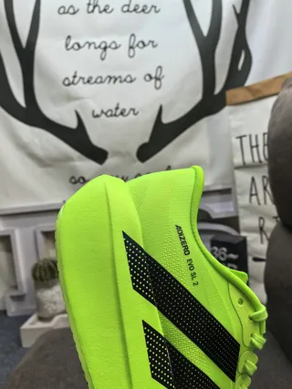Adidas Adizero Evo SL 2 浅蓝色黑色跑鞋 13