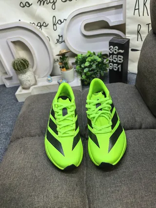 Adidas Adizero Evo SL 2 浅蓝色黑色跑鞋 20
