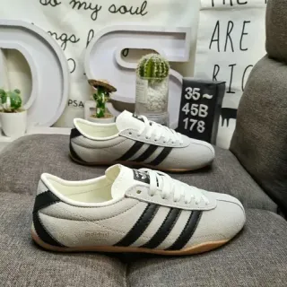 Adidas بيج أسود سويد علوي ثلاث شرائط جانبي أسلوب حياة حذاء رياضي
