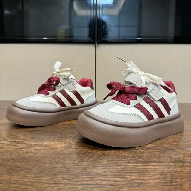 Adidas Black Brown Platform Sole Three-Stripe Side Panel Lifestyle Sneakers 4
