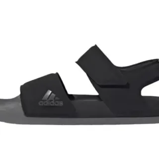 Adidas Sandália Casual Preta com Duas Alças Velcro