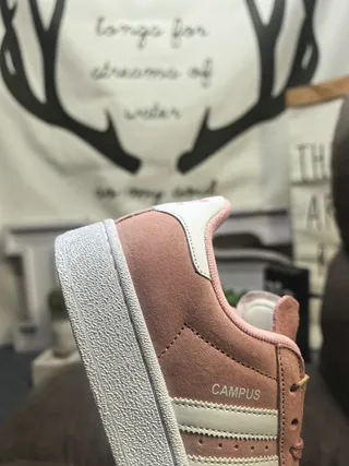 Adidas Campus أحذية رياضية أسلوب الحياة من السويد باللون الأزرق 3