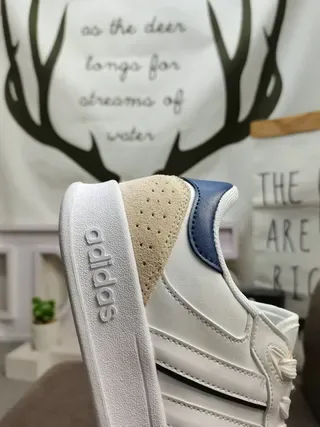 Adidas Courtbeat Blanco Marino Rojo Beige Zapatillas Lifestyle 12