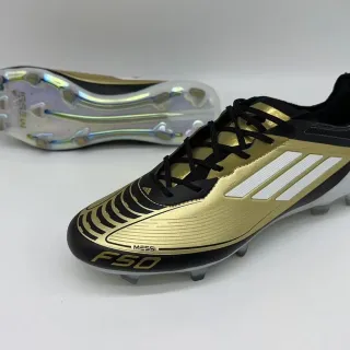 Adidas F50 Messi Or noir terrain ferme Chaussures de football