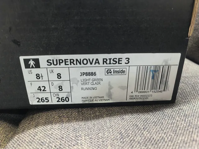 Adidas Zapatillas de Running con Upper de Tejido Gris Verde Gradiente 2
