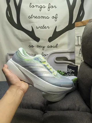 Adidas Zapatillas de Running con Upper de Tejido Gris Verde Gradiente 5