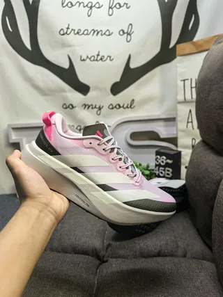 Adidas Gris Rose Léger Upper Maille-Synthétique Mousse Sculptée Épaissie Semelle du Milieu Sneakers Lifestyle 5