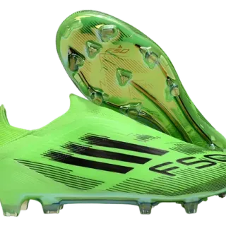 Adidas हरा काला सॉक फिट अपर मोल्डेड कोनिकल स्टड्स फर्म ग्राउंड फुटबॉल जूते