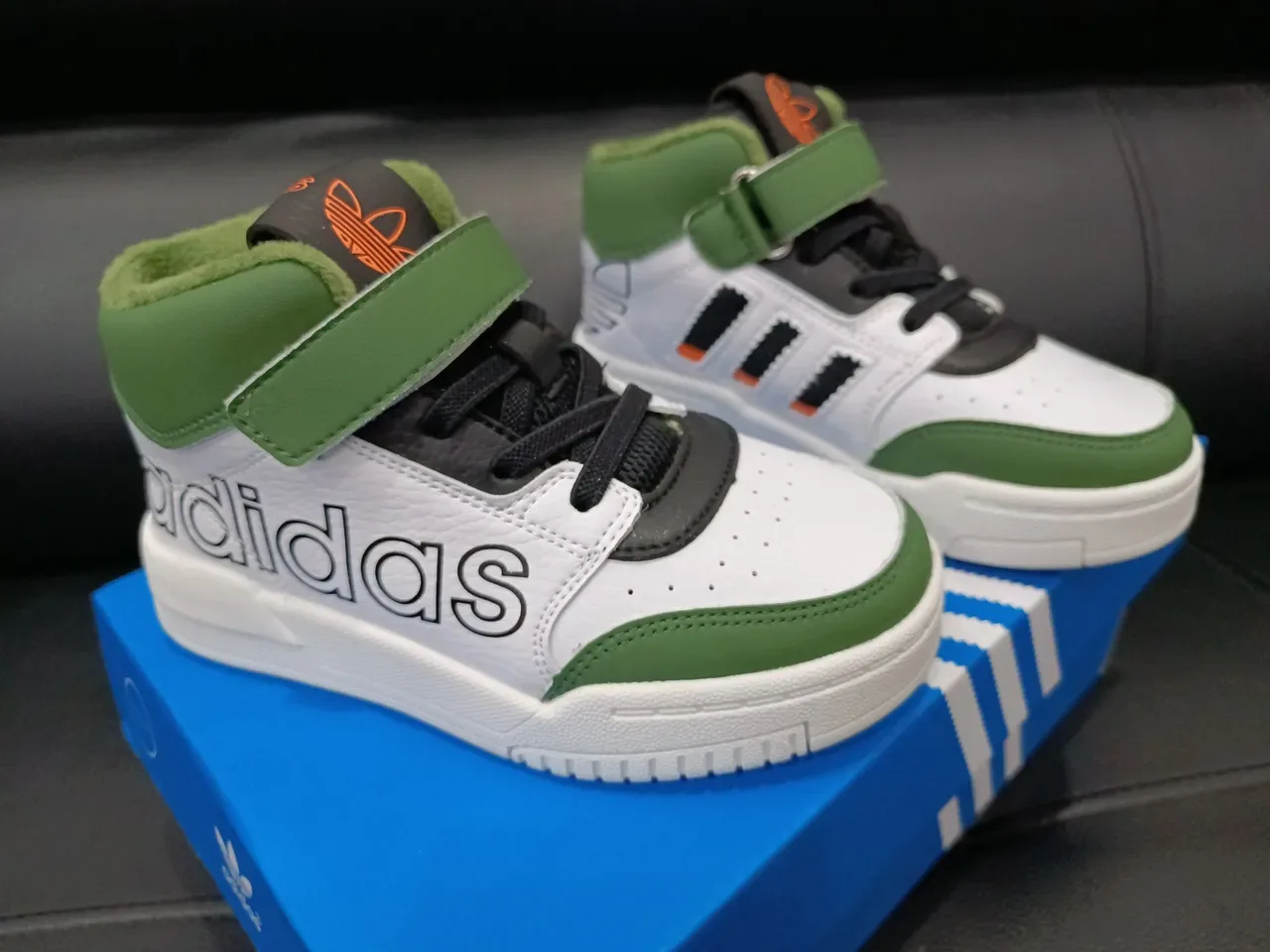 Adidas High-Top Dual-Closure Color-Blocked Lifestyle Sneakers 10