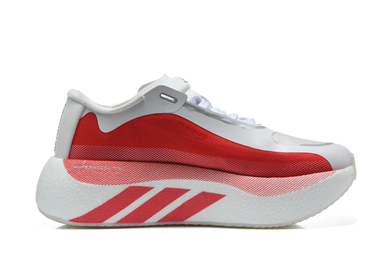 Adidas Hyperboost Edge M Red and White Running Shoes 3