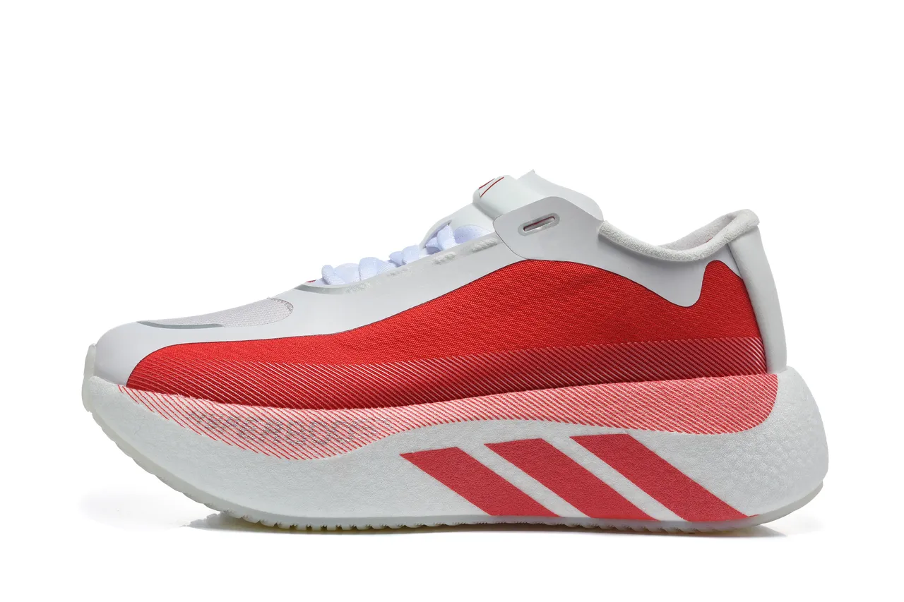 Adidas Hyperboost Edge M Red and White Running Shoes 4