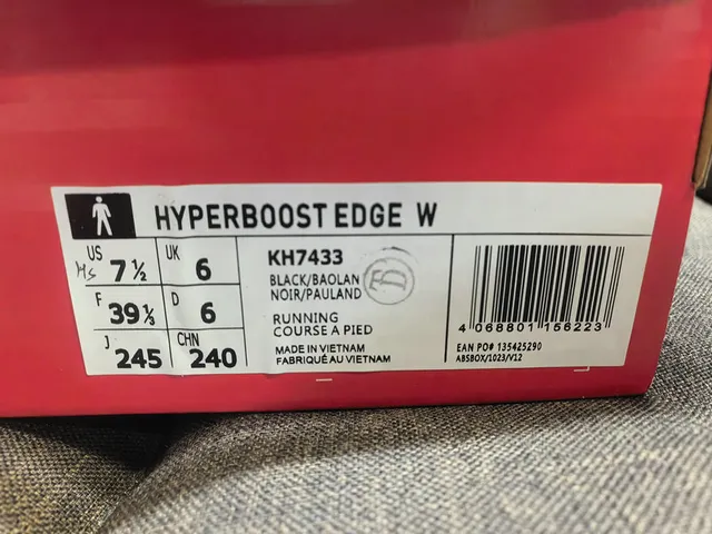 Adidas Hyperboost Slip-On أزرق أسود أبيض حذاء أسلوب حياة رياضي 2