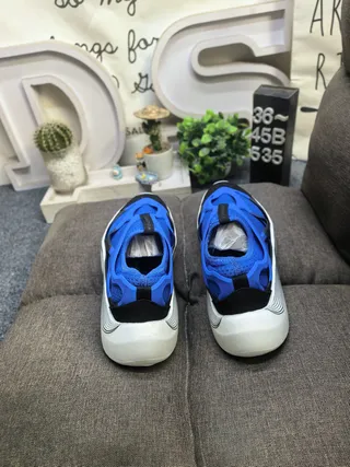 Adidas Hyperboost Slip-On أزرق أسود أبيض حذاء أسلوب حياة رياضي 8