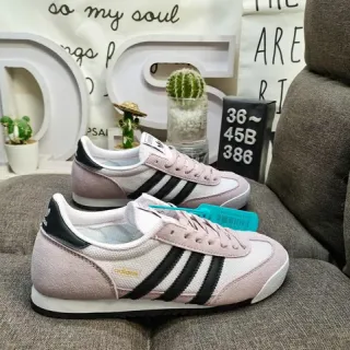 Adidas وردي أسود ريترو رنر سيلهوت شبك و سويد علو لايف ستايل