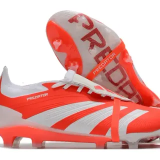 Adidas Predator Chaussures de foot à crampons basses, empeigne synthétique, pour terrain ferme