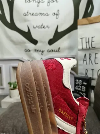 Adidas Red White Low-Top Textured Upper Lifestyle Sneakers 3