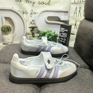 Adidas Samba Off-White و Lavender حذاء سنيكرز لايف ستايل