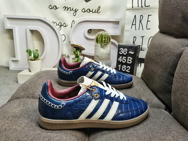 Adidas Samba White and Silver Glitter Lifestyle Sneakers 21