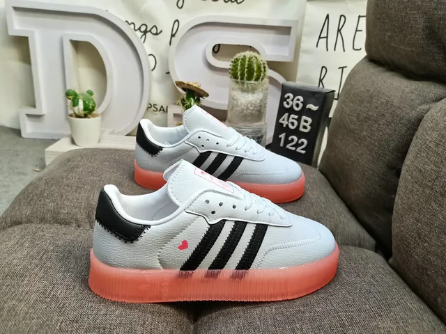 Adidas Samba أحذية أسلوب حياة أبيض أسود جيل 11