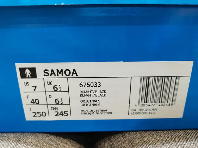 Adidas Samba أحذية أسلوب حياة أبيض أسود جيل 22