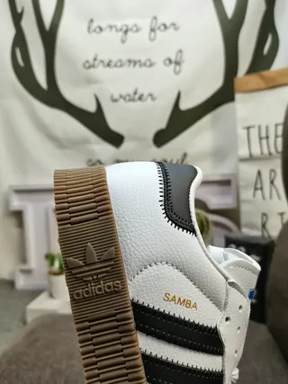Adidas Samba أحذية أسلوب حياة أبيض أسود جيل 23