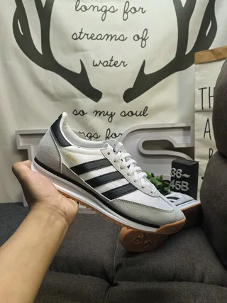 Adidas SL 72 Blancas Negras Goma Zapatillas Lifestyle 5