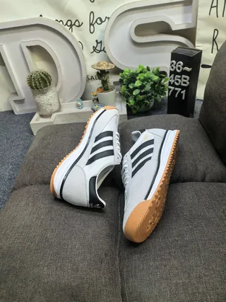 Adidas SL 72 Blancas Negras Goma Zapatillas Lifestyle 6