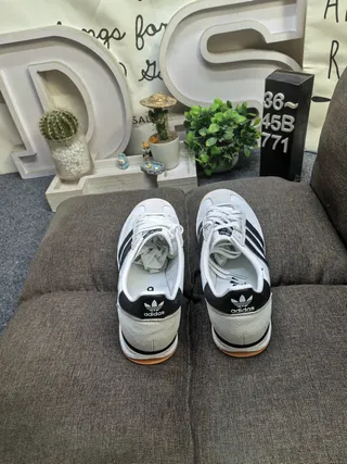 Adidas SL 72 Blancas Negras Goma Zapatillas Lifestyle 8