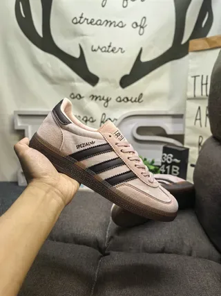 Adidas Spezial Tênis Lifestyle em camurça rosa poeira preto 5