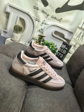 Adidas Spezial Tênis Lifestyle em camurça rosa poeira preto 9