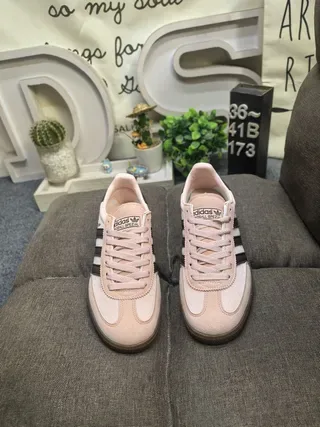 Adidas Spezial Tênis Lifestyle em camurça rosa poeira preto 10