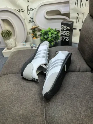 Adidas Spezial White and Silver Lifestyle Sneakers 6