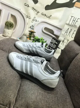 Adidas Spezial White and Silver Lifestyle Sneakers 7
