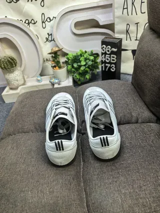 Adidas Spezial White and Silver Lifestyle Sneakers 8