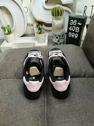 Adidas Superstar Tênis Lifestyle Preto e Rosa 8