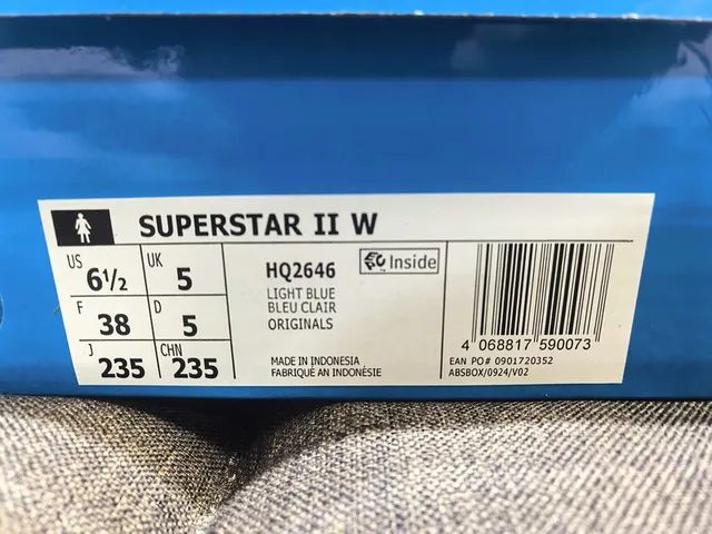 Adidas Superstar हल्का नील लाइफस्टाइल स्निकर्स 2