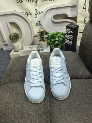 Adidas Superstar हल्का नील लाइफस्टाइल स्निकर्स 10