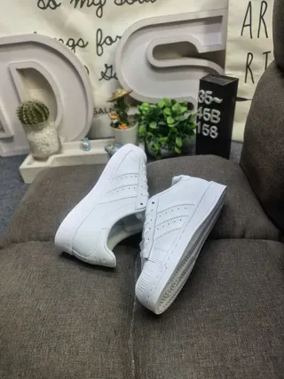 Adidas Superstar Light Gray Lifestyle Sneakers 6